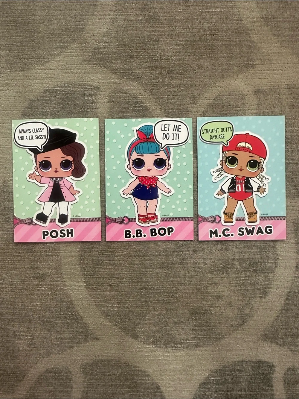 L.O.L Surprise! (3) Collector Cards